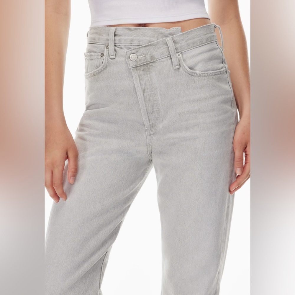 NWT AGOLDE Criss Cross Straight Jeans size:27